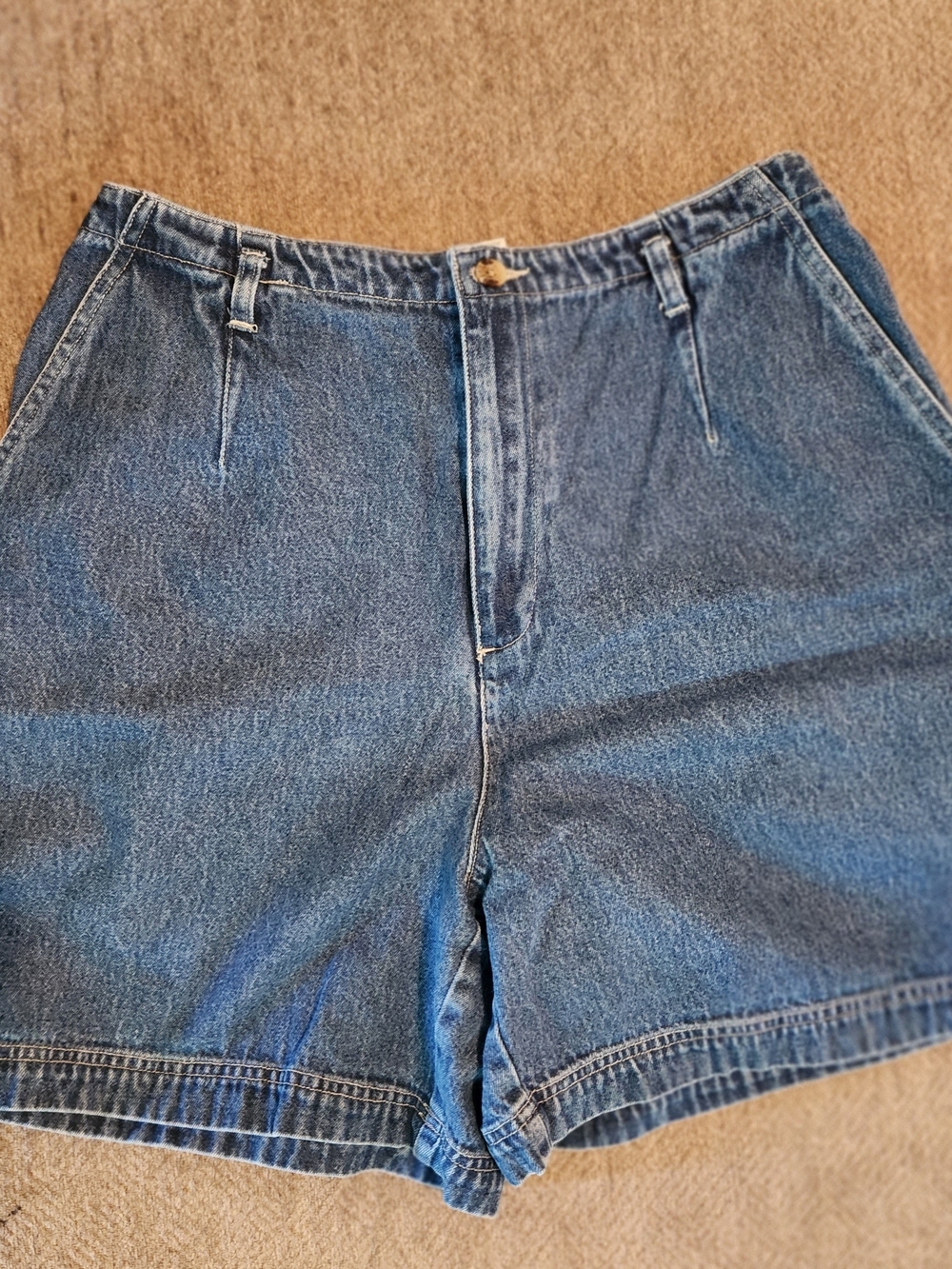 St. John's Bay Denim Jean Shorts - Blue Size 14